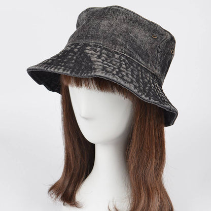Washed Denim Bucket Hat