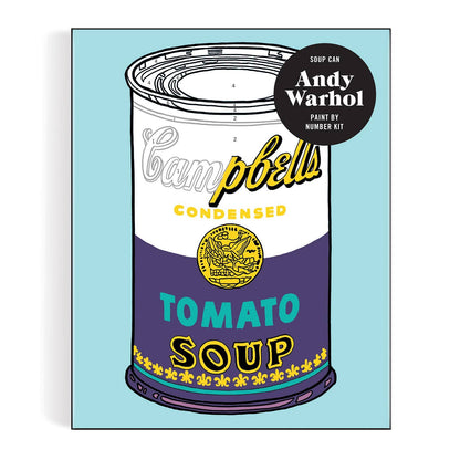Andy Warhol Soup Can Paint By Number Kit