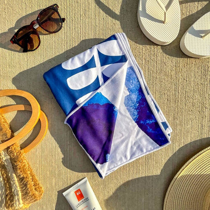 Sand Resistant Beach Towels - Double Sided Beach Towels
