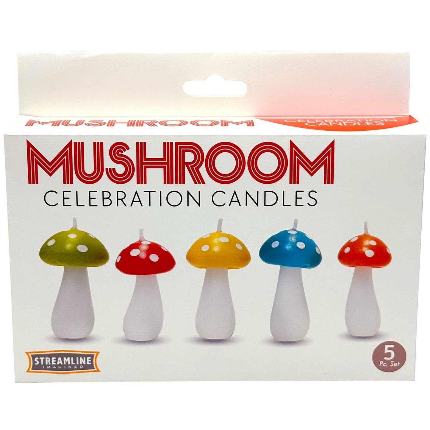 Mushroom Candles - 5 Piece Set
