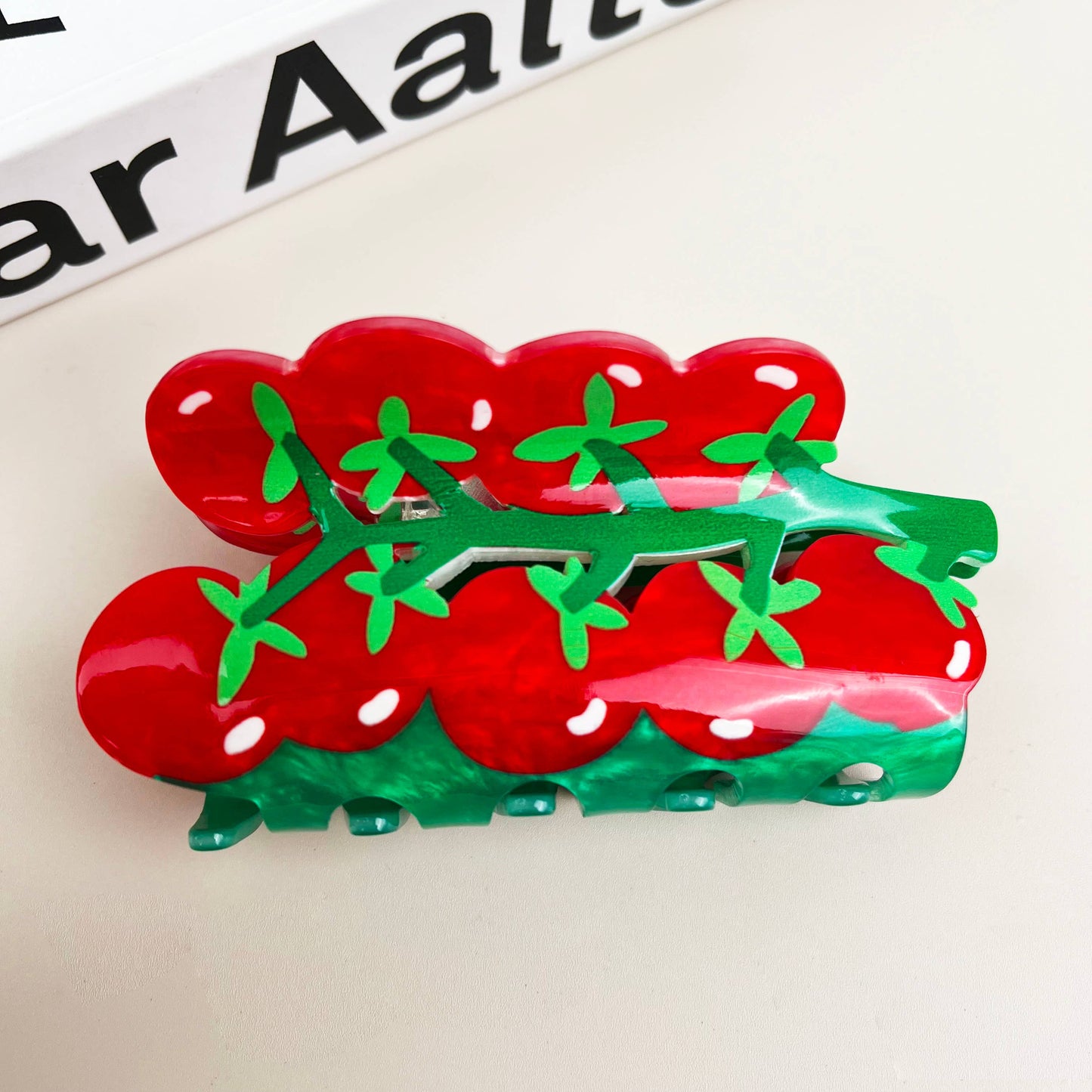 Cartoon Fruit Hair Clips Tomato Claw Clip