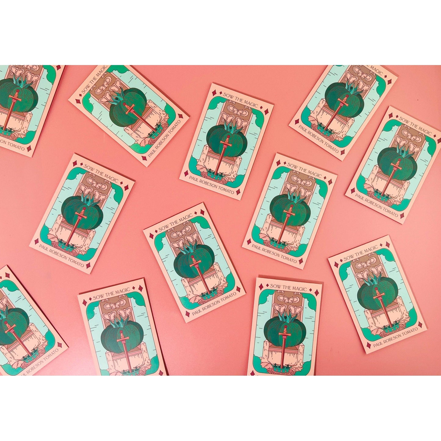 Paul Robeson Tomato Tarot Seed Packet