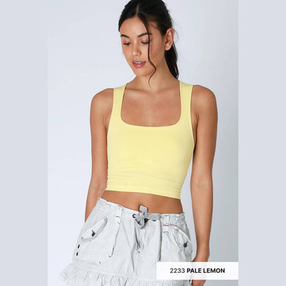 Clean Line Square Neck Top