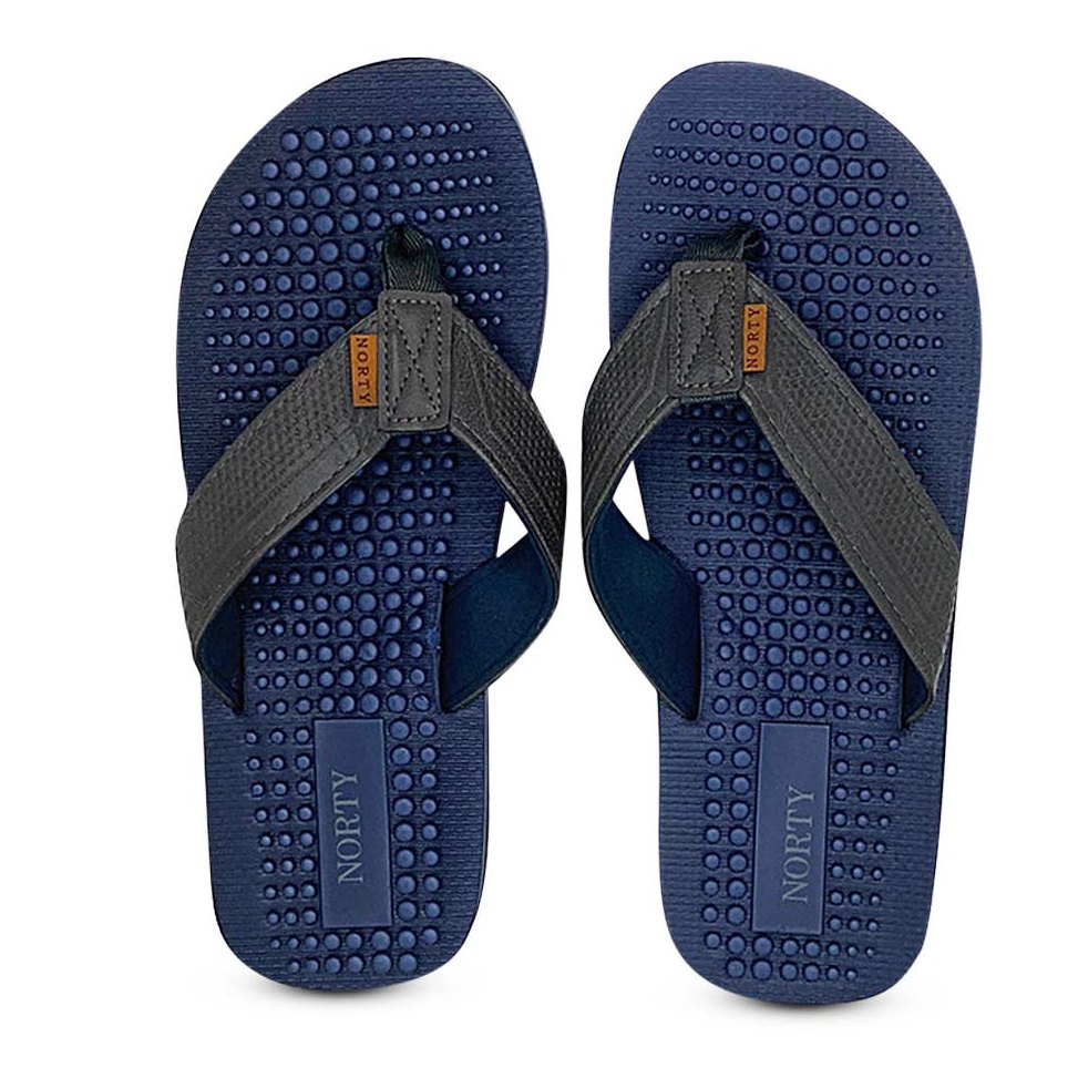 Norty MEN'S 8-13 SANDALS NAVY GREY Prepack 11121