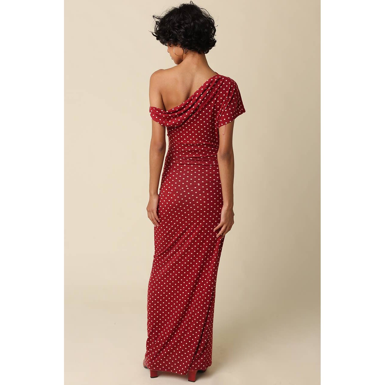 Camille Polka Dot Maxi Dress - The Feral Market