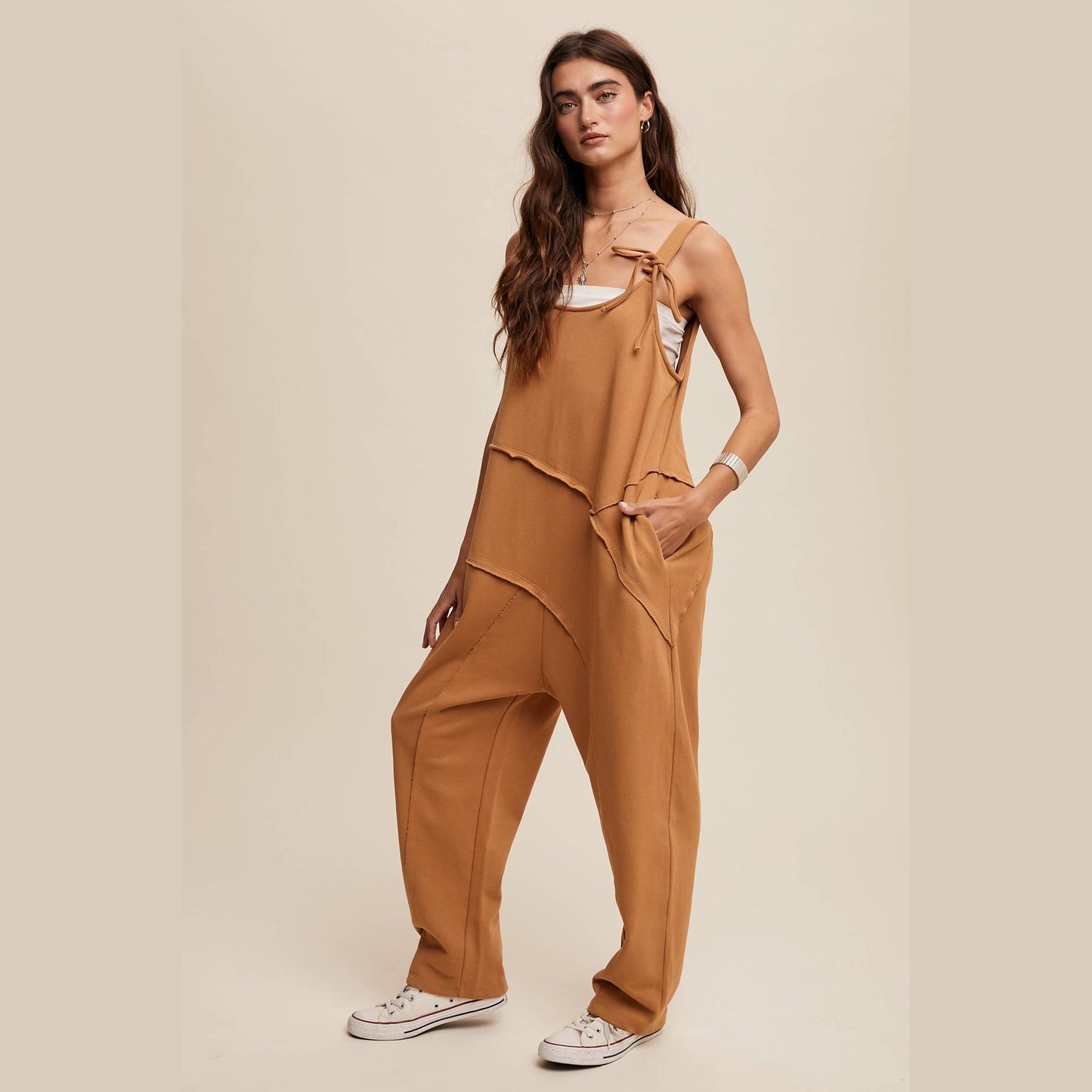 Asymmetrical Layered Jumpsuit