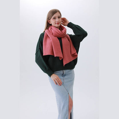 Solid Woven Bias-Cut Scarf - The Feral Market