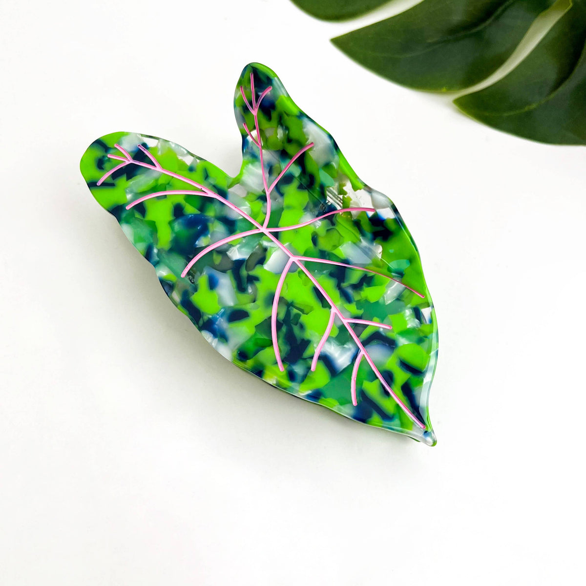 Lotus Leaf Hair Claw Clip, Elegant Acetate Leaf Hair Clip - The Feral Market