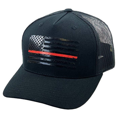 Flag Flat Uv Print Mesh Back American Flag Baseball Cap