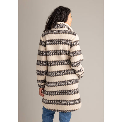 Women's Ainsley Long Sherpa Button Coat