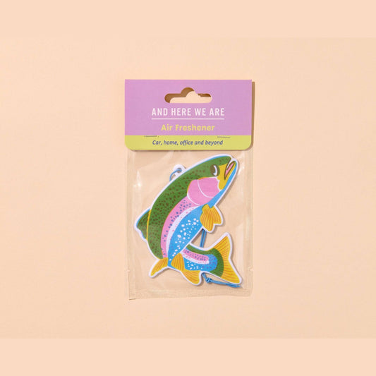 Trout Air Freshener - Watermelon Scent - Fisherman, Fishing, River, Fish