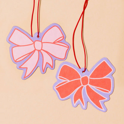 Classic Bow Air Freshener - Cherry Scent