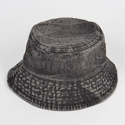 Washed Denim Bucket Hat