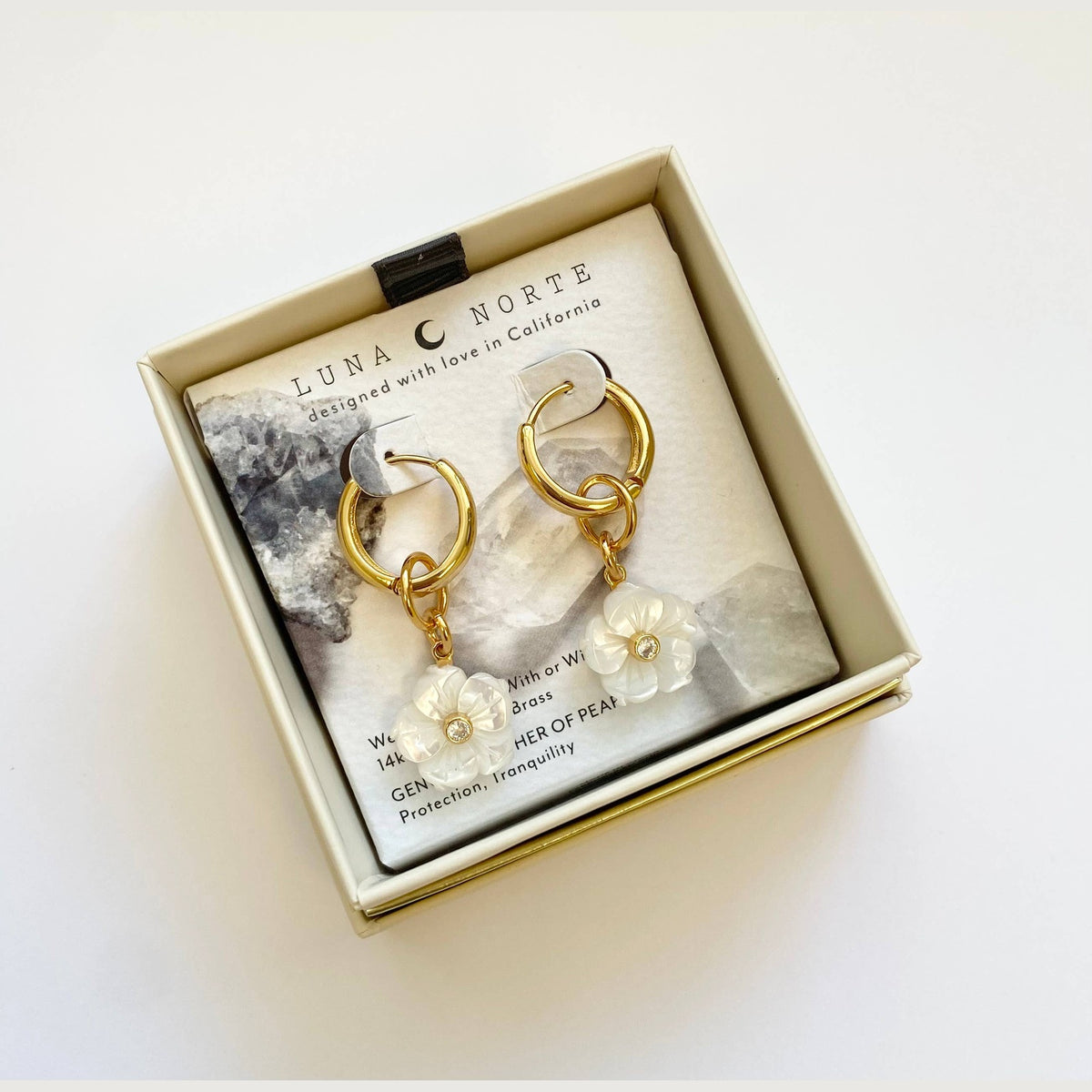 Tulum Flora 2-in-1 Charm Huggie Hoop Earring