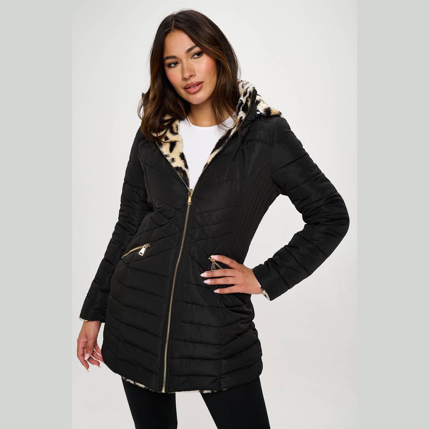 Wild Reversible Vegan Luxe Puffer