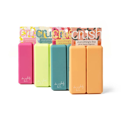 Crush Everything's Fine Pill & Vitamin Case - The Feral Market