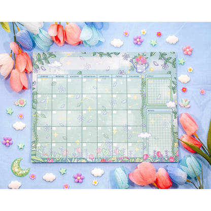 Botanical Bliss Monthly Planner Pad