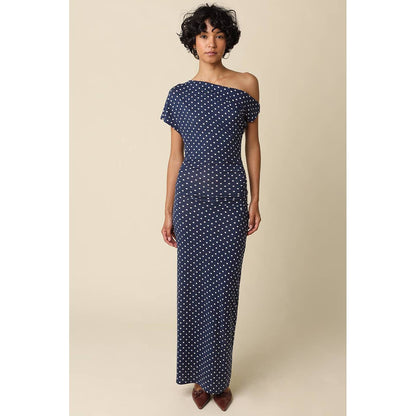 Camille Polka Dot Maxi Dress - The Feral Market
