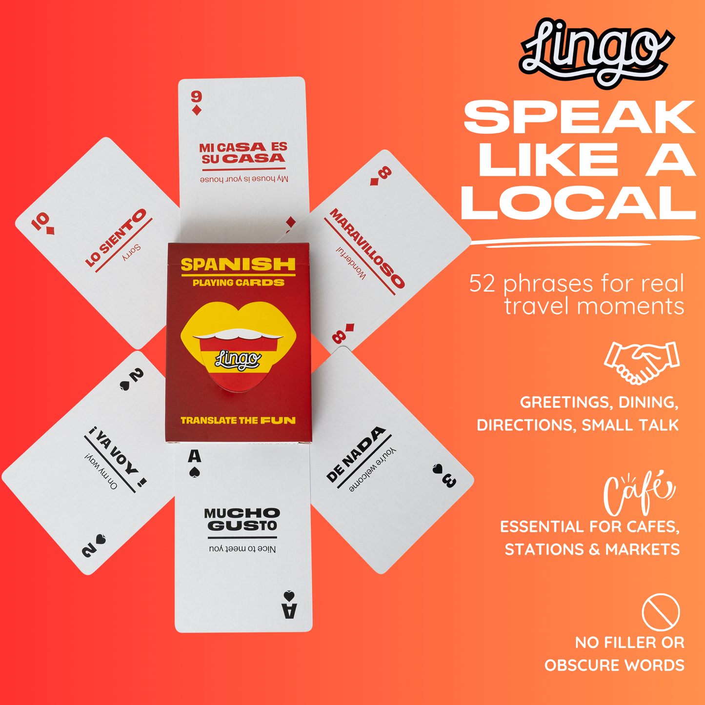 Spanish Travel Playing Cards