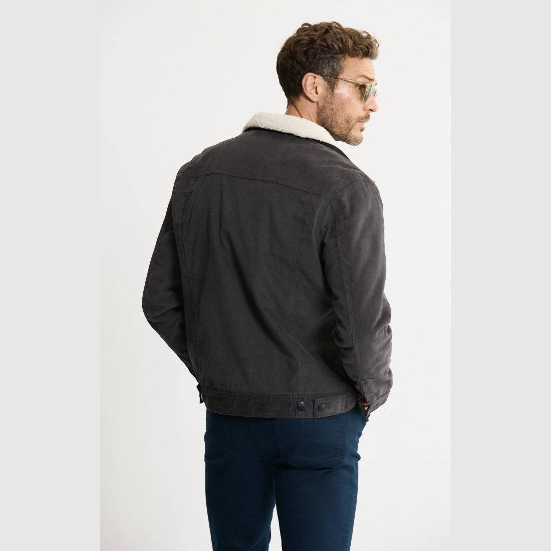 Sherpa Lined Corduroy Trucker Jacket - The Feral Market