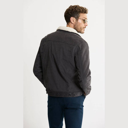 Sherpa Lined Corduroy Trucker Jacket - The Feral Market