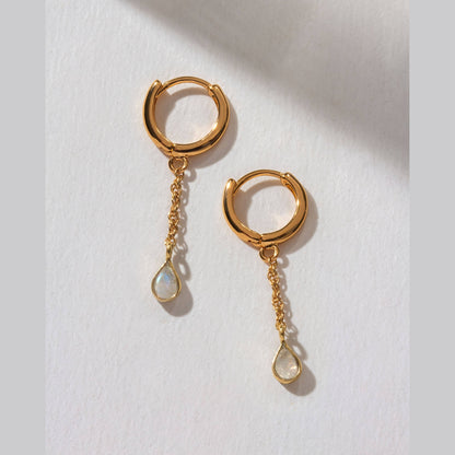 Misty Huggie Hoop Earring