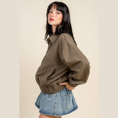 Oversized Ripper Twill Jacket - The Feral Market
