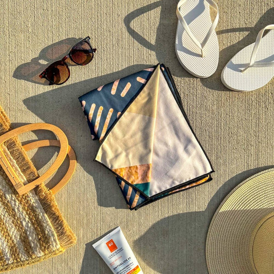 Sand Resistant Beach Towels - Double Sided Beach Towels