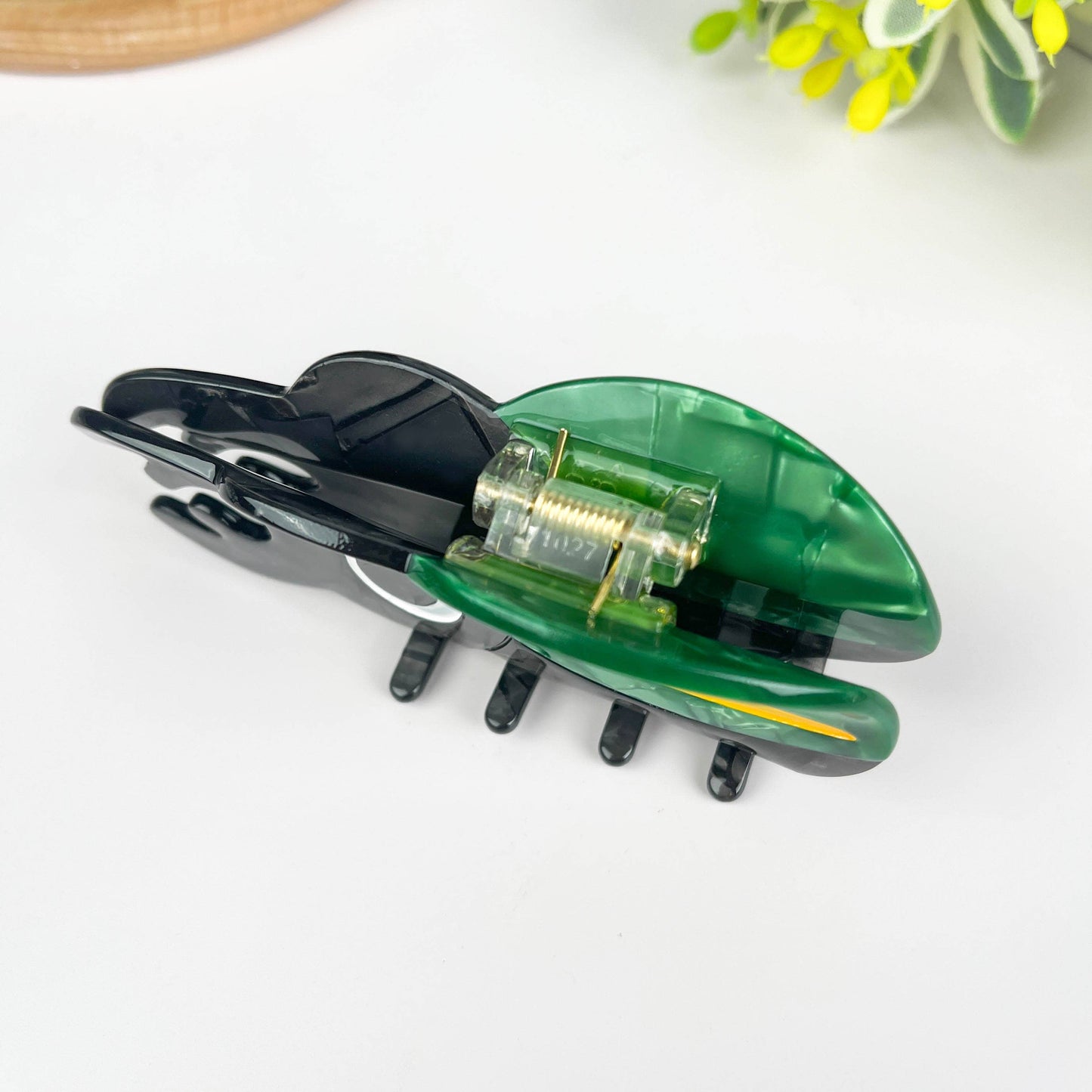 Beetle Acetate Claw Clip, Insect Hair Clip