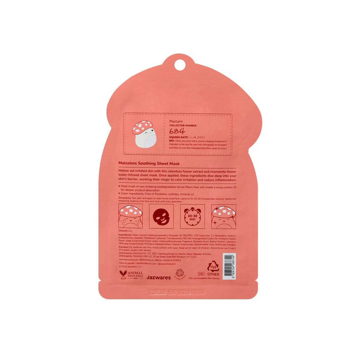 Squishmallows x TONYMOLY Sheet Mask - The Feral Market