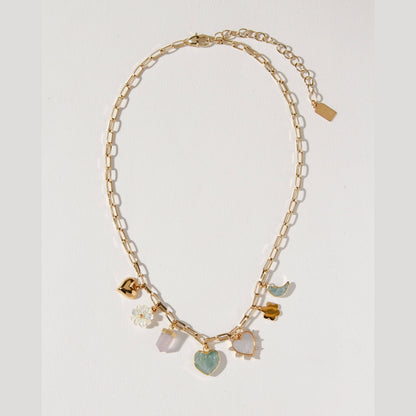 Garden of Gems Charm Necklace