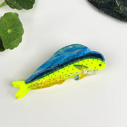 Mahi-Mahi Hair Claw,Ocean Series Hair Clip