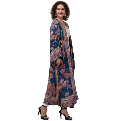 Indigo Deep Kimono Jacket