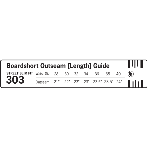 303 Street Slim Fit Men’s Board Shorts - The Feral Market