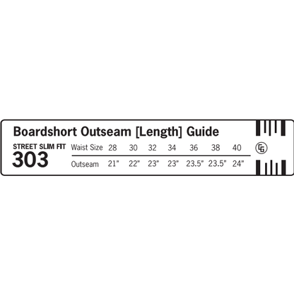 303 Street Slim Fit Men’s Board Shorts - The Feral Market