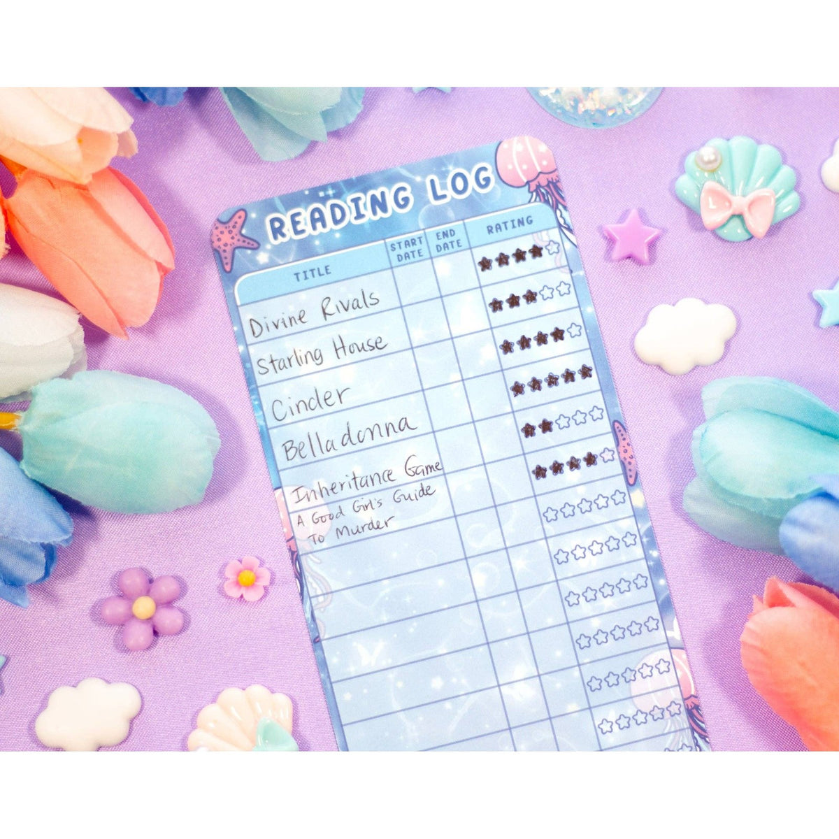 Reading Room Reading Log Bookmark