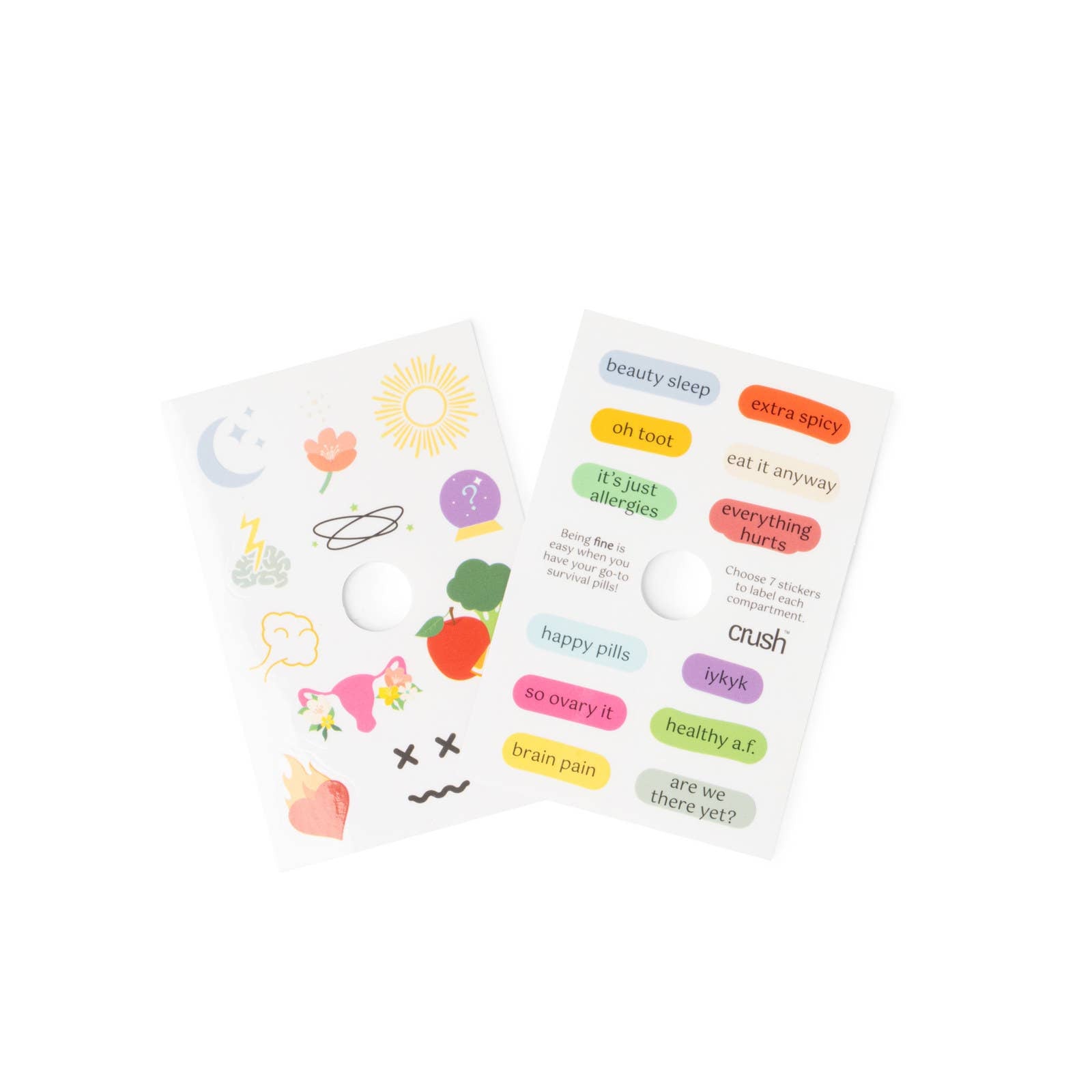 Crush Everything's Fine Pill & Vitamin Case - The Feral Market