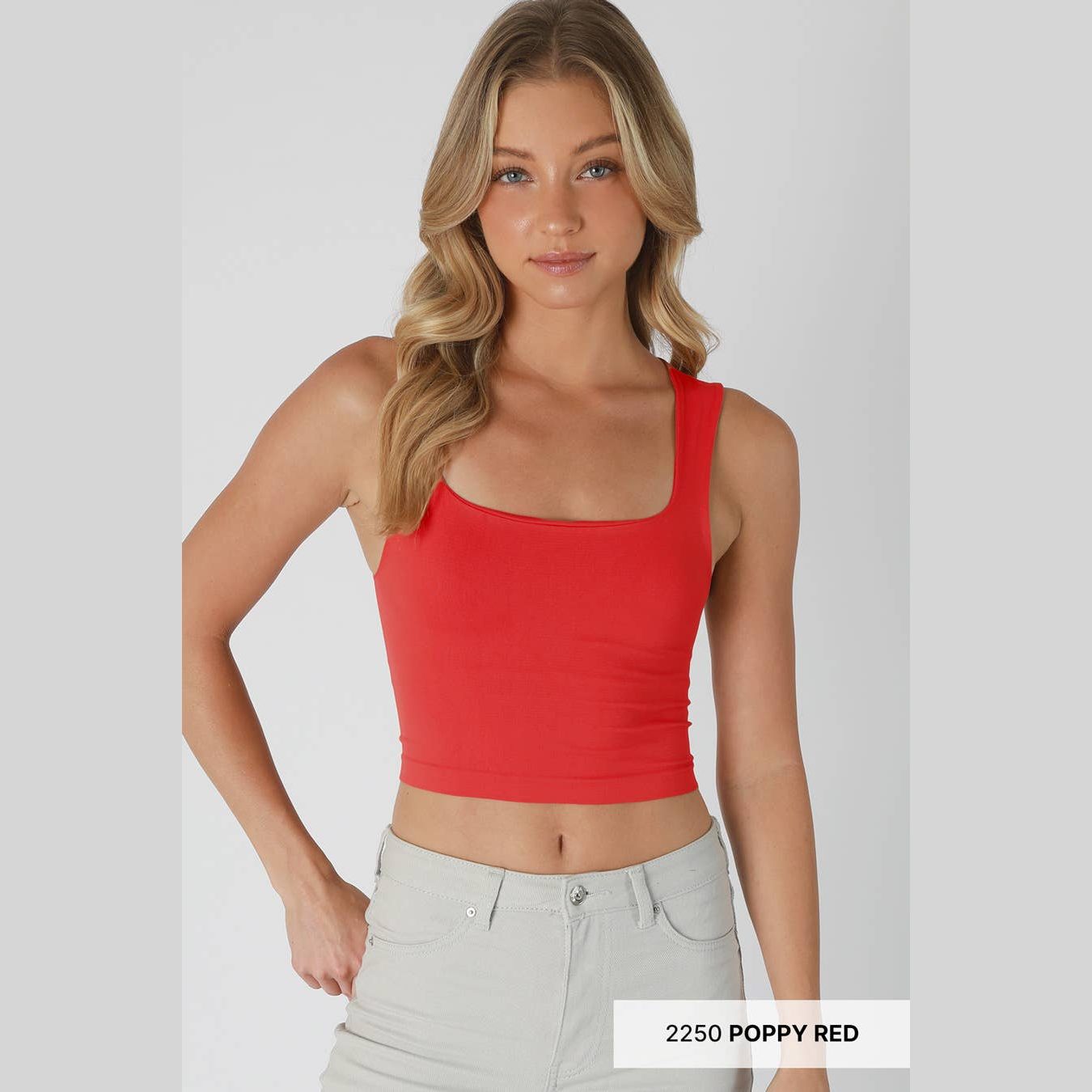 Clean Line Square Neck Top