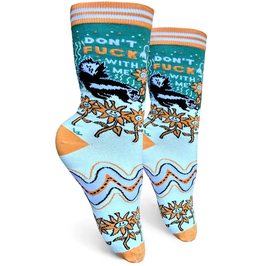 Don't Fuck With Me Women's Crew Socks - The Feral Market