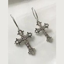 Gothic Cross Earrings