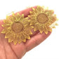 Delicate Sunflower Earrings