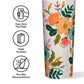 Sport Canteen - 20oz Rifle Paper - Gloss  Cream Lively Floral