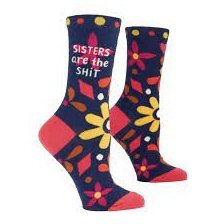 Sisters Are The Shit Crew Socks - The Feral Market