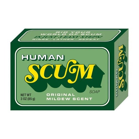 Human Scum Boxed Bar Soap | Funny Soap