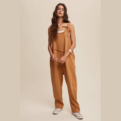 Asymmetrical Layered Jumpsuit
