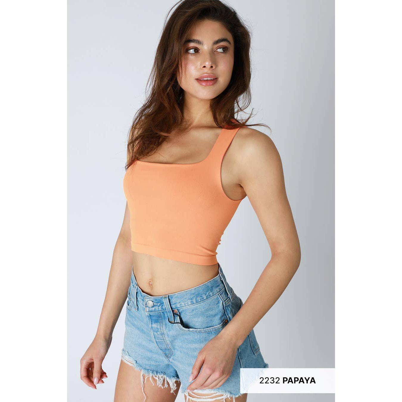 Clean Line Square Neck Top