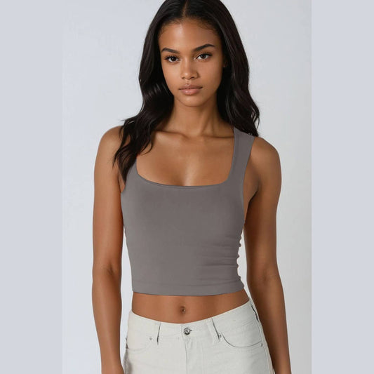 Clean Line Square Neck Top