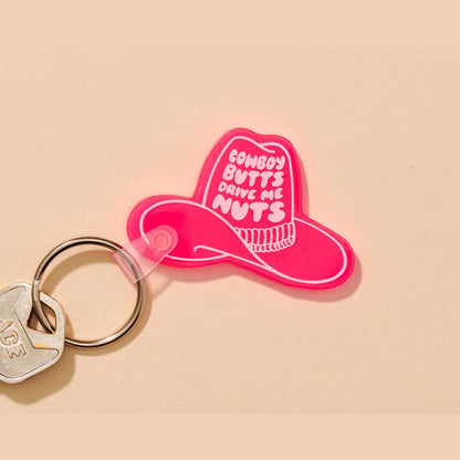 Cowboy Butts PVC Keychain - Bag Charm