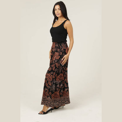 WIDE LEG PRINTED PANTS