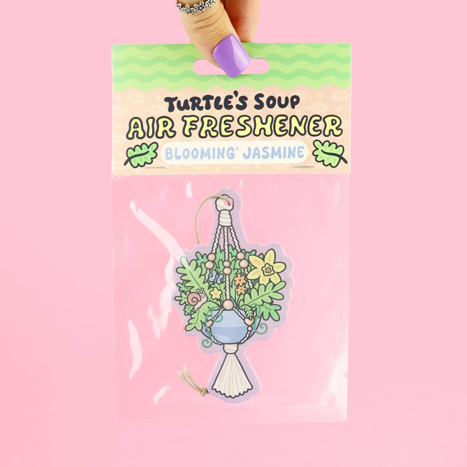 Macrame Planter, Plants, Car Decor, Cute, Air Freshener - The Feral Market